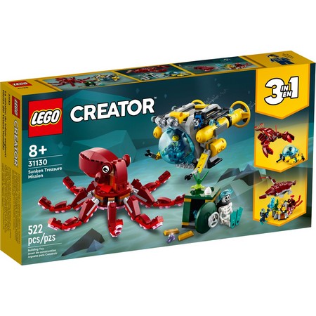 LEGO 31130 - Миссия по поиску затонувших сокровищ LEGO 31130 - Миссия по поиску затонувших сокровищ