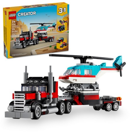 LEGO 31146 - Бортовой грузовик с вертолетом LEGO 31146 - Бортовой грузовик с вертолетом
