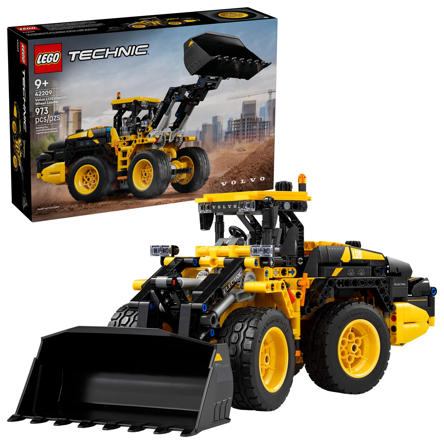 LEGO 42209 - Электрический колесный погрузчик Volvo L120 LEGO 42209 - Электрический колесный погрузчик Volvo L120