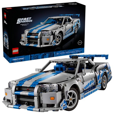 LEGO 42210 - Двойной форсаж Nissan Skyline GT-R (R34) Автомобиль LEGO 42210 - Двойной форсаж Nissan Skyline GT-R (R34) Автомобиль