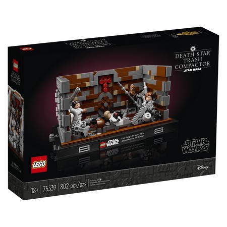 LEGO 75339 - Диорама «Уплотнитель мусора Звезды Смерти»