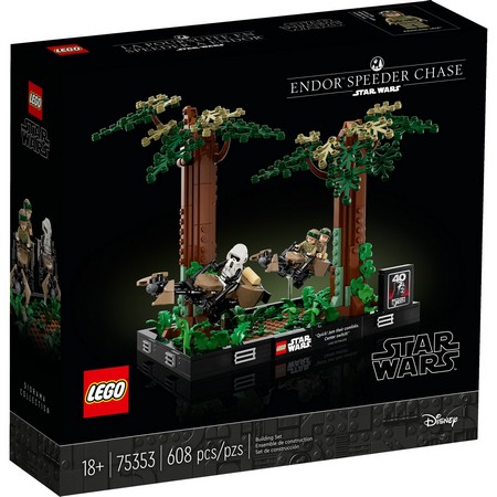 LEGO 75353 - Диорама: погоня на спидерах на Эндор