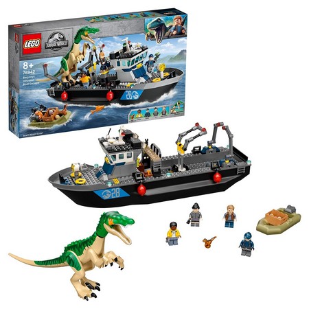 LEGO 76942 -  Побег барионикса на катере