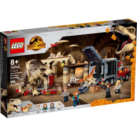 LEGO 76948 - Побег атроцираптора и тираннозавра