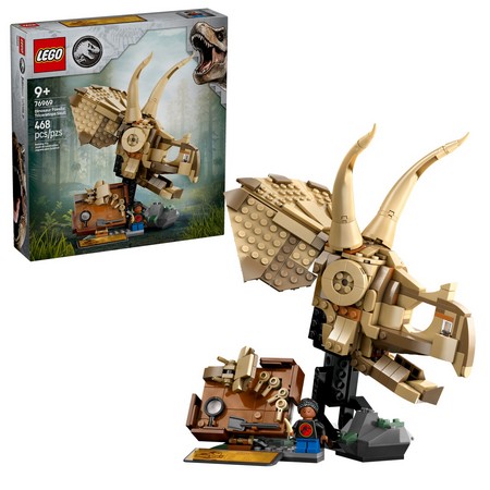 LEGO 76969 - Окаменелости динозавра: Череп трицератопса