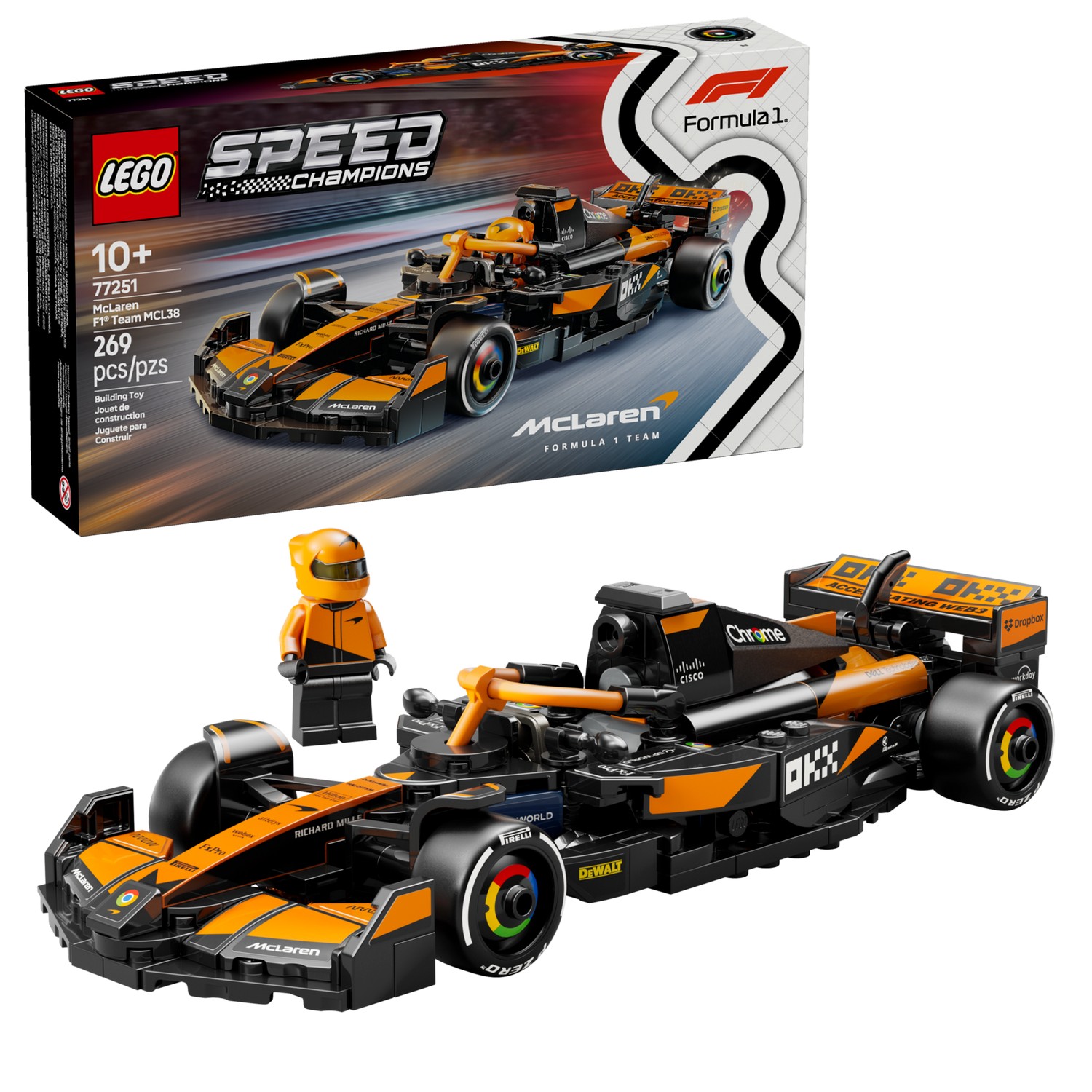 LEGO 77251 - McLaren F1® Team MCL38 Race Car LEGO 77251 - McLaren F1® Team MCL38 Race Car