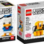 Новые LEGO BrickHeadz 40377 Дональд Дак и 40378 Плуто и Гуфи: официальные фото