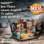 LEGO Marvel 76200 Новый Асгард братьев Тора: первое изображение из каталога!