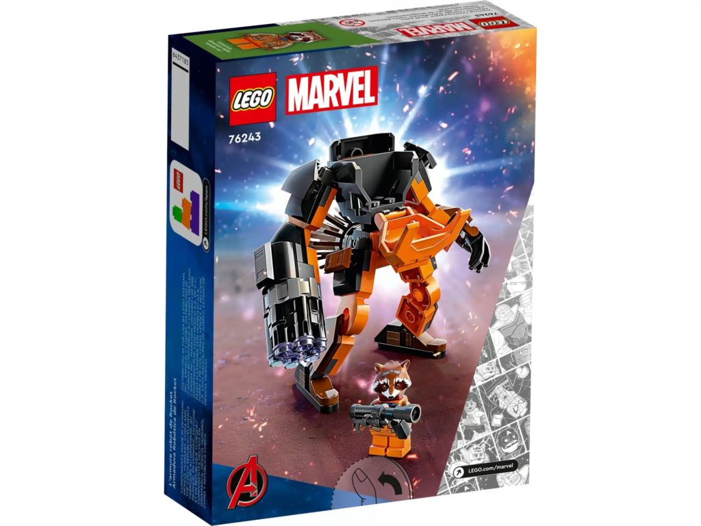 LEGO 76243 Реактивный Енот робот 2
