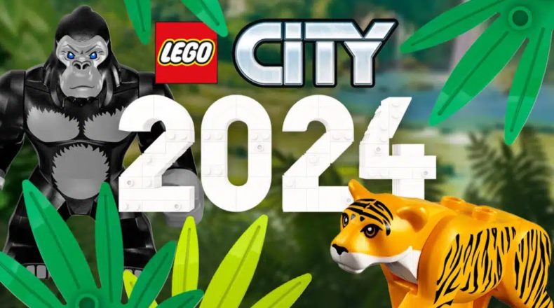LEGO City лето 2024. Горилла, Тигр и Красная Панда в джунглях